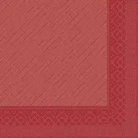 Sovie HORECA Serviette Bordeaux aus Tissue Deluxe, 4-lagig, 40 x 40 cm, 50 Stück