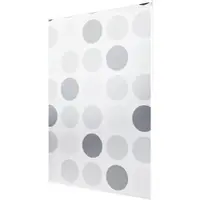 KS Handel 24 Basic Duschrollo Duschvorhang PEVA Retro grau 130x240 cm