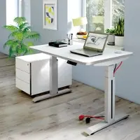 Kerkonn Kleiner höhenverstellbarer Schreibtisch 80 x 120 cm Mewo