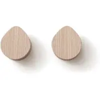 Side by side - OI Wandhaken S, 5 x 4,4 cm, Esche natur (2er-set)