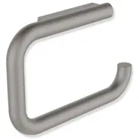 Hewi Serie 480 WC-Papierhalter 480.21.00060SC klappbar, pulverbeschichtet dunkelgrau perlglimmer tiefmatt