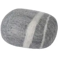 Myfelt - Kieselstein Pouf Carl 2XL, hellgrau meliert