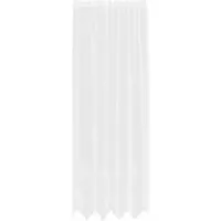 vidaXL Spitzenvorhang mit Vorhängen Floral Weiß 260 x 150 cm Polyester