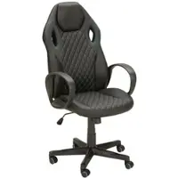 Momax Chefsessel in Grau/Schwarz