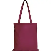 TEXXILLA Baumwolltasche CLASSIC mit zwei langen Henkeln und Ihrem Wunschmotiv, bordeaux