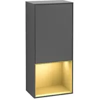 Villeroy & Boch Villeroy und Boch Finion Seitenschrank G540HFGK 41,8cm, links, Emotion, Regal unten Gold matt, Anthracite matt