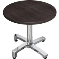 GGM Möbel WBO | Bistro Außen Tisch | Ø:H 60 x 78,5 cm | Vintage Bunt / Aluminium | Rund | Zusatzgewicht