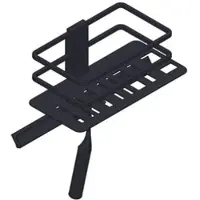Giese Piano Duschkorb 30766-14 Halter für Rasierer + Wischer, schwarz matt