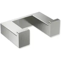 Hewi System 900 Q Doppelhaken 900Q90.001XA geschliffen, aus Edelstahl, 60x20x42mm