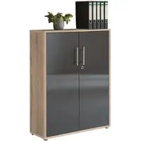 Mid.You Aktenschrank Office Edition Sonoma Eiche/Anthrazit