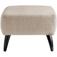 Mid.You Hocker Colori Beige Bouclé