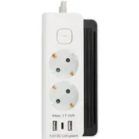 Momax Steckdosenleiste Mim Weiß max. 3680 Watt