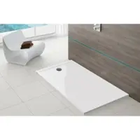 Hoesch Muna S Mineralguss-Duschwanne 4268XA.730 120 x 100 x 3 cm, Steingrau, Solique
