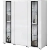 P&b Highboard Caro ca. 120x122 cm Weiß