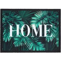 Modern Living Fußmatte Jungle Leaves Anthrazit/Grün ca. 50x70cm