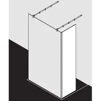 Kermi XBFFW06020VUK Festfeld Walk-In XB FFW 0600x