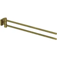 Kludi VELA S Doppel-Handtuchstange 25977N0 Länge 440MM Brushed Gold