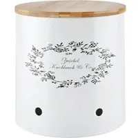 Zandiara Box mit Deckel Lore in Weiss ca. 7l