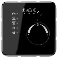 JUNG Raumtemperaturregler UP CD KNX sw glz CD2178SW
