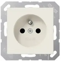 JUNG Steckdose 1f ws glz AS UP m.BS IP20 ZP A1520FKI