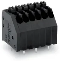 Wago 250-408/353-604 THR-Leiterplattenklemme, Drücker, 0,5 mm², Rastermaà2,5 mm