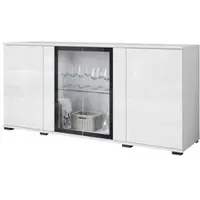 P&b Sideboard Caro ca. 150x70 cm Weiß