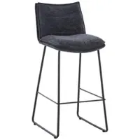 Momax Barhocker in Schwarz/Dunkelgrau