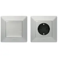Legrand 752354 Valena Life with Netatmo STAND-ALONE-SET Steckdose + Sender Farbe: Aluminium