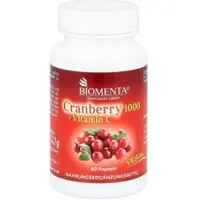 Biomenta GmbH Cranberry 1000+vitamin C vegan Kapseln