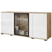 P&b Sideboard Caro ca. 150x70 cm Weiß/Eiche