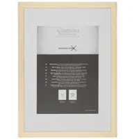 Premium Living Bilderrahmen Aluminium Gold-/Messing ca. 42x29,7cm