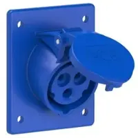 Pce 413-6ttf8 CEE-Anbausteckdose schräg (80x97mm) 16A 3p 6h IP44/IP54 TT 4136ttf8