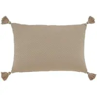 Modern Living Zierkissen Frieda in Beige ca. 40x60cm