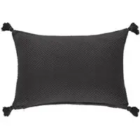 Modern Living Zierkissen Frieda in Schwarz ca. 40x60cm