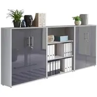 Mid.You Aktenschrank Office Edition Sw Set 9 Grau