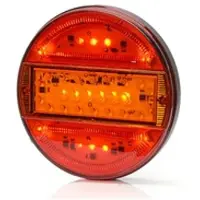 TrailerLight LED Heckleuchte RUND 12V 24V E20 Rückleuchte Ø140mm 25mm Dünn Anhänger