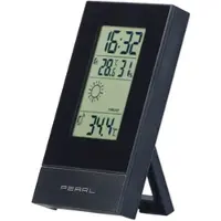 Pearl Digitale Wetterstation mit Uhrzeit, Wecker und Wetterprognose