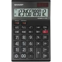 Sharp Tischrechner EL-125TWH schwarz Packung mit 10 Stück