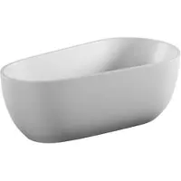 TroniTechnik Freistehende Badewanne DIA Maße ca. 170 x 80 x 58cm Wanne - Füllmenge 195 Liter, aus Acryl mit Siphon