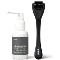 SONS Minoxidil 50mg/ml Lösung & Derma Roller für Männer bei erblich bedingtem Haarausfall - 1 Monat 1X60 ml