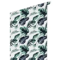 Wallart K&L Wall Art Vliestapete »Kinder Vliestapete«, Pflanzen Dschungel weiß, mehrfarbig, matt - bunt