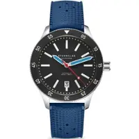 Sternglas - MARUS 2.0 - schwarz-rot silber - Kautschuk 20 dunkelblau / 42MM