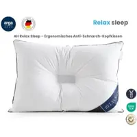 Arga Home AH Relax Sleep Komfortkissen mit zentraler Kopfmulde – 70x50 cm