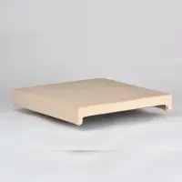 Lycce Bankauflage BEIGE Klemmkissen Sitzkissen zum fest klemmen mit 2 Leisten 37cm Klemmtiefe Kunstleder 100.000 Scheuertouren