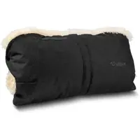 Fellhof Kinderwagen-Handwärmer aus Lammfell, Farben: Graphite-Melange