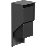 Ledscom.de Außen-/Feuchtraumsteckdose PIWI, Aufputz, {schutzart}, 2-fach Schuko, 16A/230V, {material}, {farbe}, senkrecht