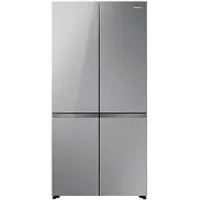 Hisense RQ768N4GVE, Freistehend, Mehrtürig, Silber, Black Glass, Berührung, LED