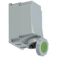 Pce 1357-10 CEE-Wandsteckdose 63A 5p 10h IP67 POWER TWIST 135710
