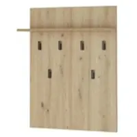 Home affaire Garderobenpaneel Calvas , holzfarben , Holzwerkstoff , Maße (cm): B: 66 H: 83 T: 19.5