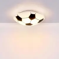 Globo Fußball LED Wand- und Deckenleuchten RGB Farbwechsler Fernbedienung 15 Farben wählbar Kinderzimmer Spielzimmer Schlafzimmer